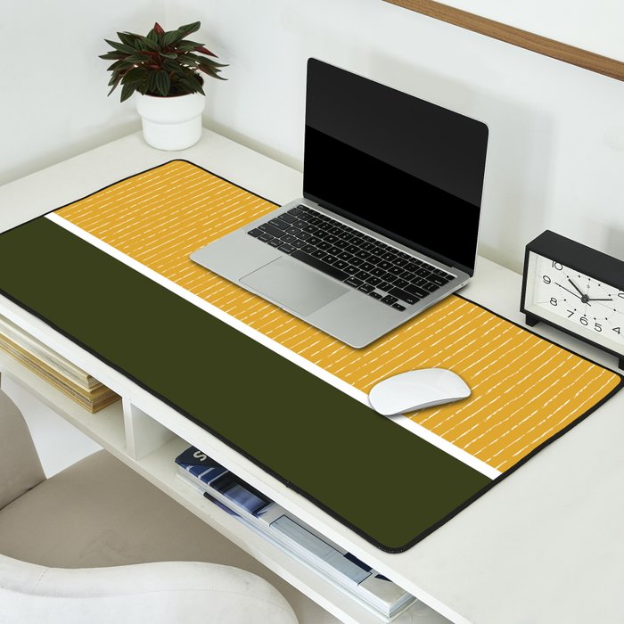 Mustard & Olive Desk Mat Gallery Image 2