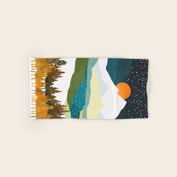 Winters Night Towels Gallery Image 1