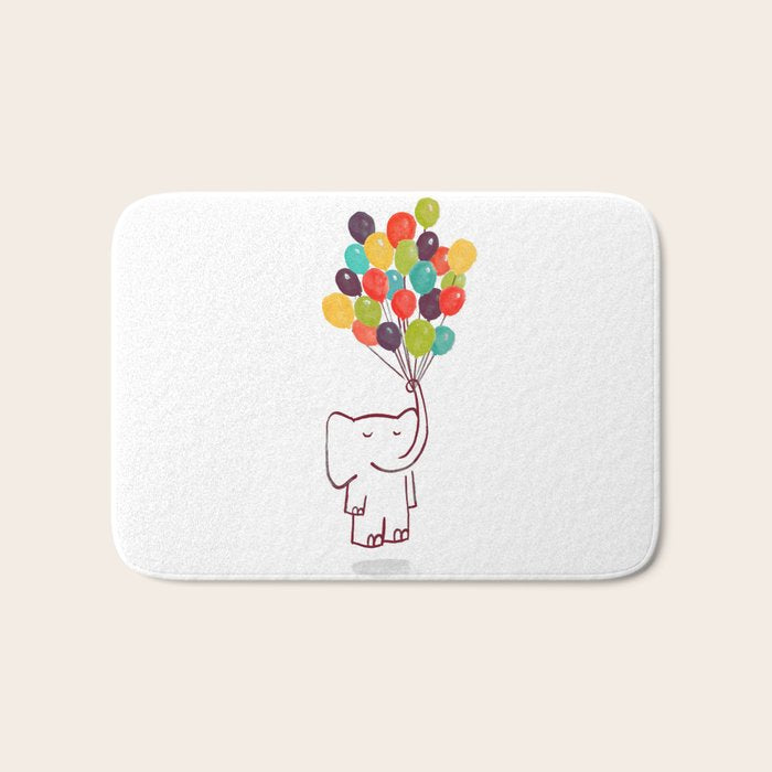 Flying Elephant Bath Mat Gallery Image 1