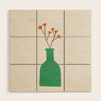 Little Vase Design 2 Wood Wall Art Gallery Image 1