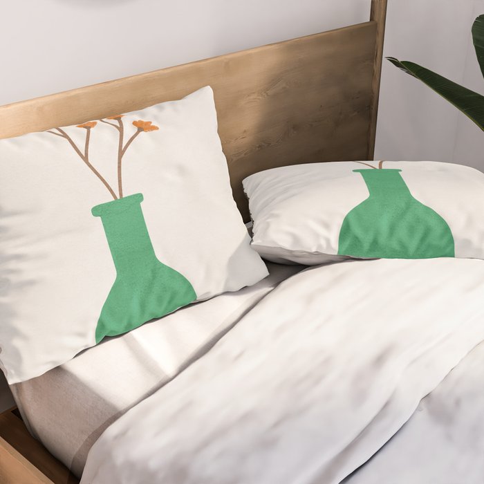 Little Vase Design 2 Pillow Sham Gallery Image 2