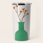 Little Vase Design 2 Travel Mug Gallery Image 1