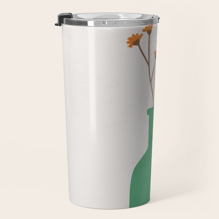 Little Vase Design 2 Travel Mug Gallery Image 3