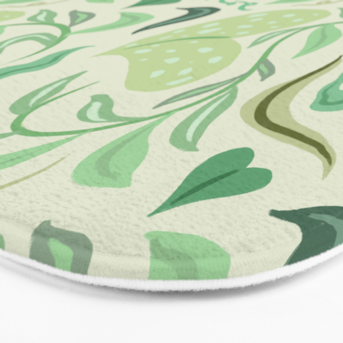 Playful Greens Bath Mat Gallery Image 3
