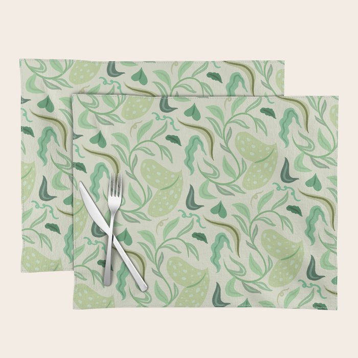 Playful Greens Placemat Gallery Image 1