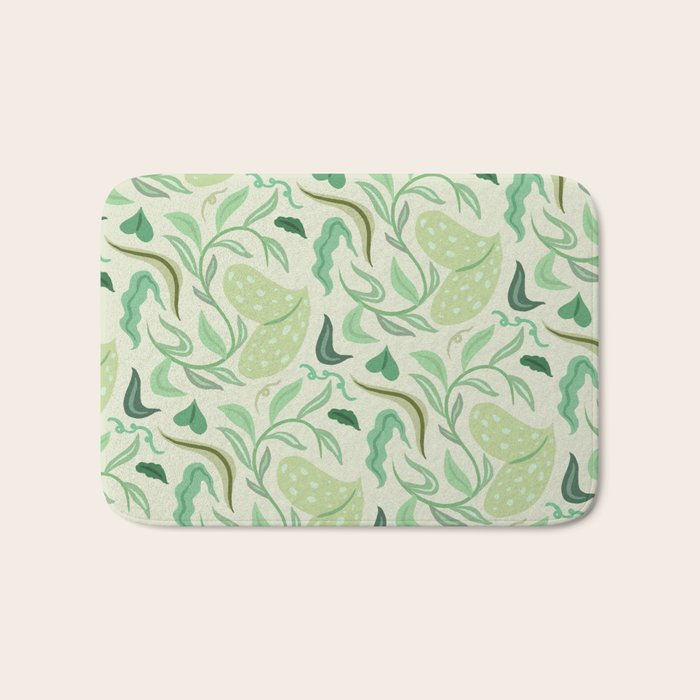 Playful Greens Bath Mat Gallery Image 1