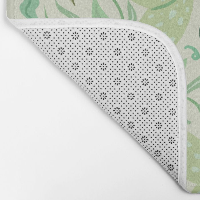 Playful Greens Bath Mat Gallery Image 2