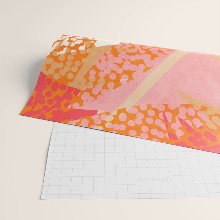 Abstract Boho Tropical Foliage 1 Wrapping Paper Gallery Image 2