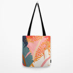 Abstract Boho Tropical Foliage 1 Tote Bag Gallery Image 2