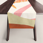Abstract Boho Tropical Foliage 1 Table Runner Gallery Image 1