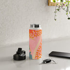 Abstract Boho Tropical Foliage 1 Water Bottle Gallery Image 4