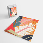 Abstract Boho Tropical Foliage 1 Jigsaw Puzzle Gallery Image 2
