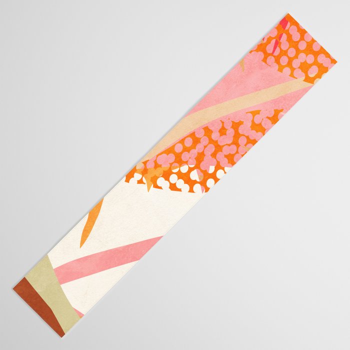 Abstract Boho Tropical Foliage 1 Table Runner Gallery Image 3