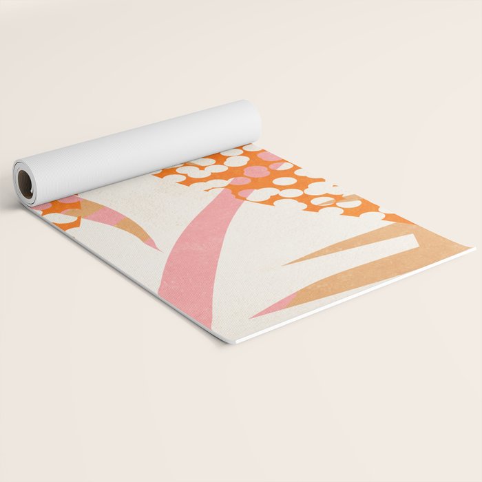 Abstract Boho Tropical Foliage 1 Yoga Mat Gallery Image 2