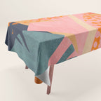 Abstract Boho Tropical Foliage 1 Tablecloth Gallery Image 1