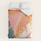 Abstract Boho Tropical Foliage 1 Comforter Gallery Image 6