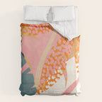 Abstract Boho Tropical Foliage 1 Duvet Cover Gallery Image 6