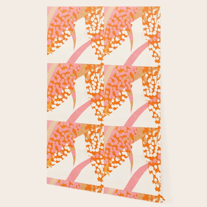 Abstract Boho Tropical Foliage 1 Wallpaper Gallery Image 2