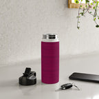 Mud Cloth in Raspberry Water Bottle Gallery Image 4
