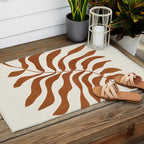minimal plant 8 Outdoor Rug Gallery Image 2