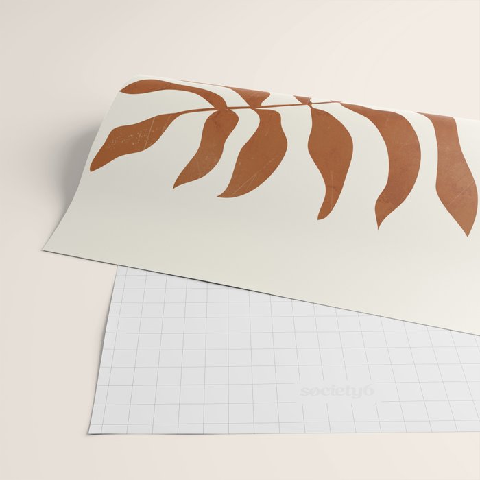 minimal plant 8 Wrapping Paper Gallery Image 2