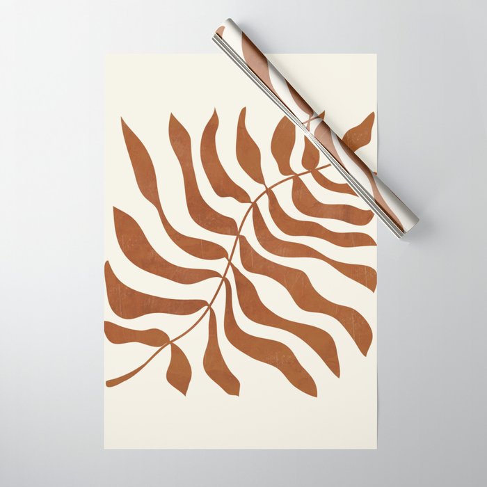minimal plant 8 Wrapping Paper Gallery Image 1