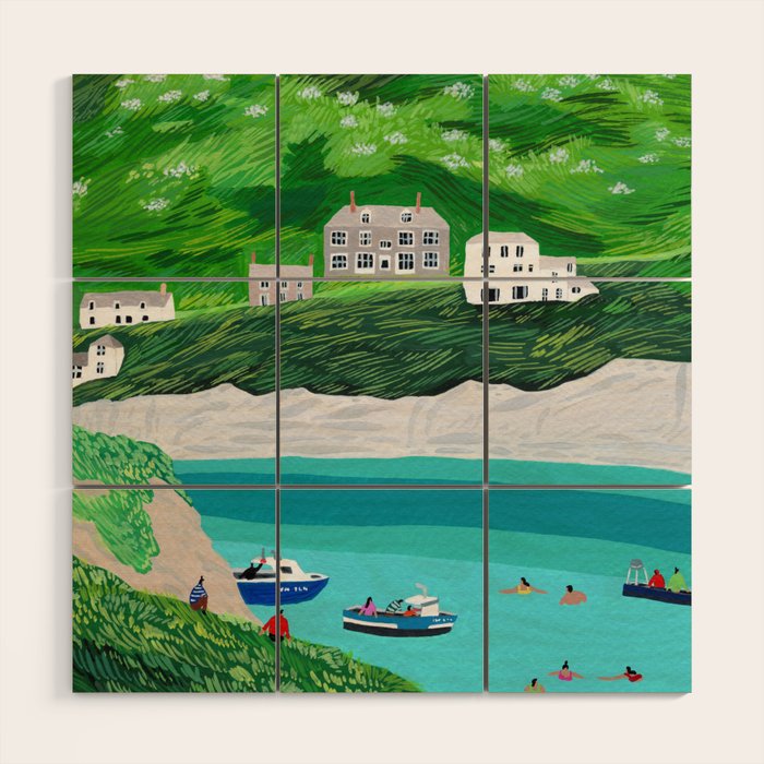Cornwall Wood Wall Art Gallery Image 1