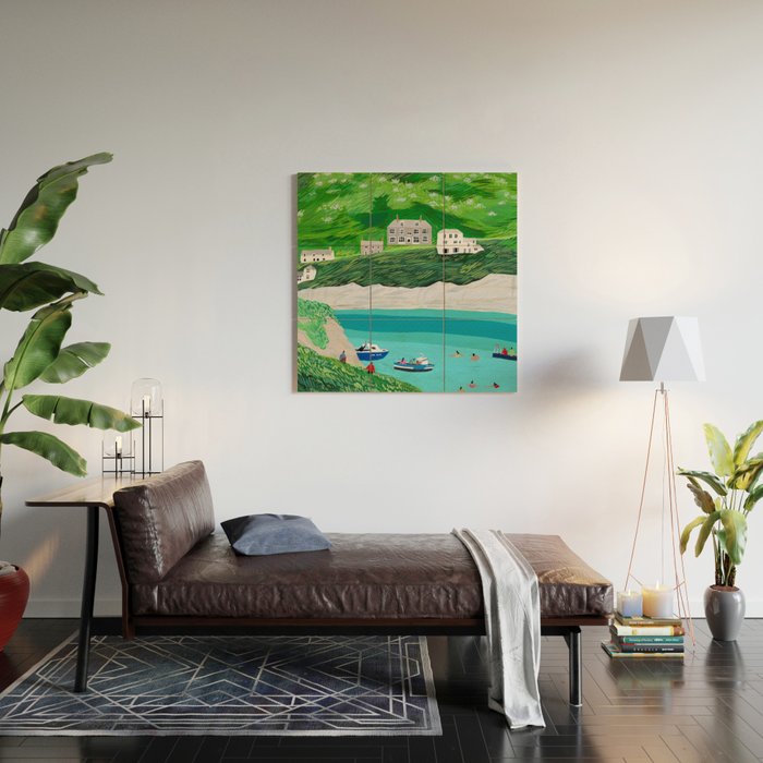 Cornwall Wood Wall Art Gallery Image 2