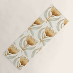 Bohemian Sunflower Pattern Yoga Mat Gallery Image 1