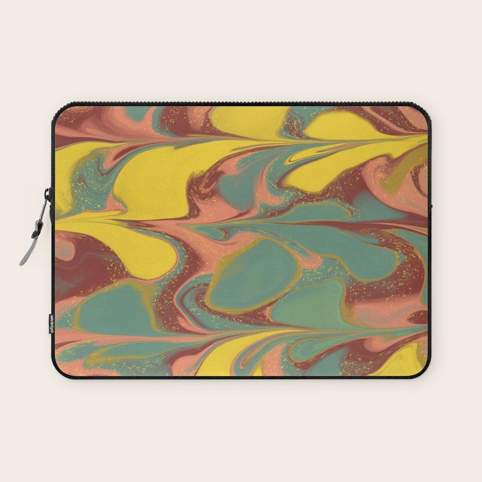 Teal Citrus Pink Getgel Laptop Sleeve Gallery Image 1