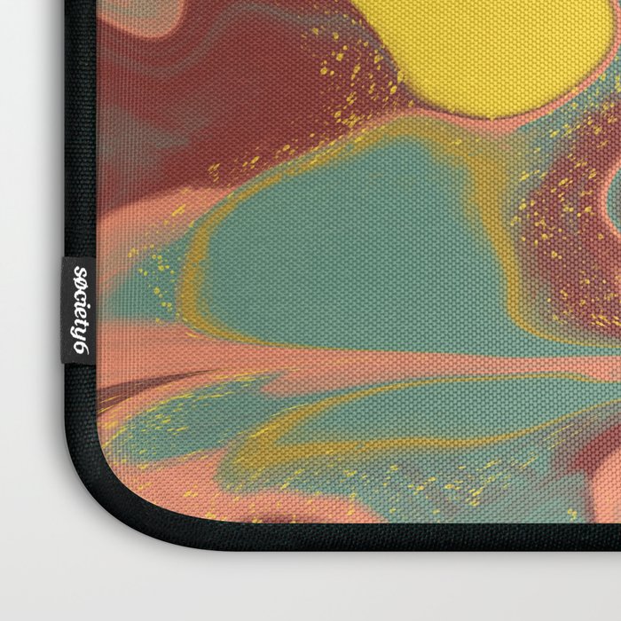 Teal Citrus Pink Getgel Laptop Sleeve Gallery Image 3