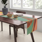 Teal Citrus Pink Getgel Table Runner Gallery Image 2