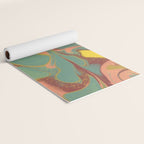 Teal Citrus Pink Getgel Yoga Mat Gallery Image 2
