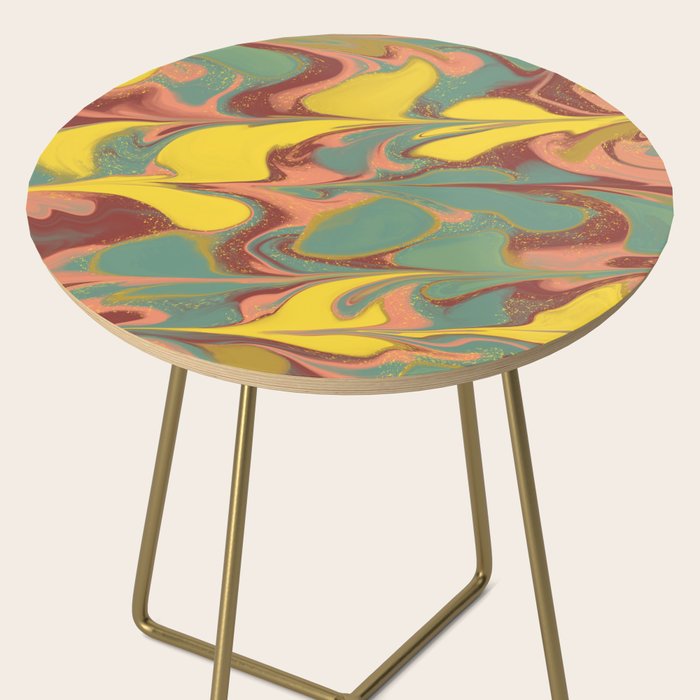 Teal Citrus Pink Getgel Side Table Gallery Image 2