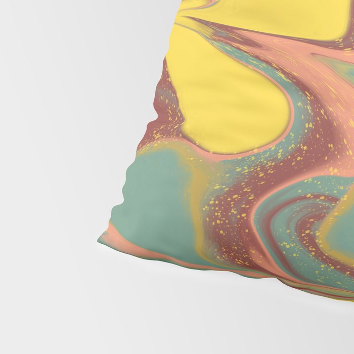 Teal Citrus Pink Getgel Pillow Sham Gallery Image 4