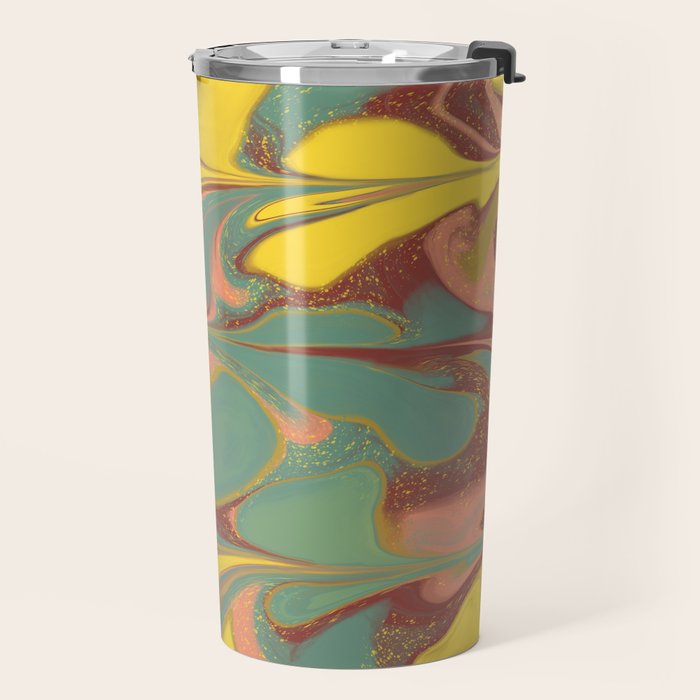 Teal Citrus Pink Getgel Travel Mug Gallery Image 2