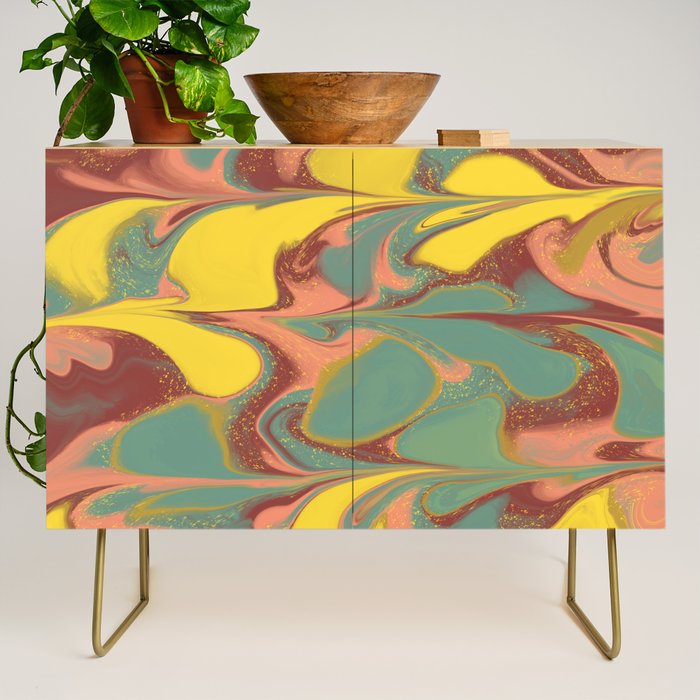 Teal Citrus Pink Getgel Credenza Gallery Image 1