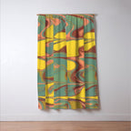 Teal Citrus Pink Getgel Window Curtain Gallery Image 3