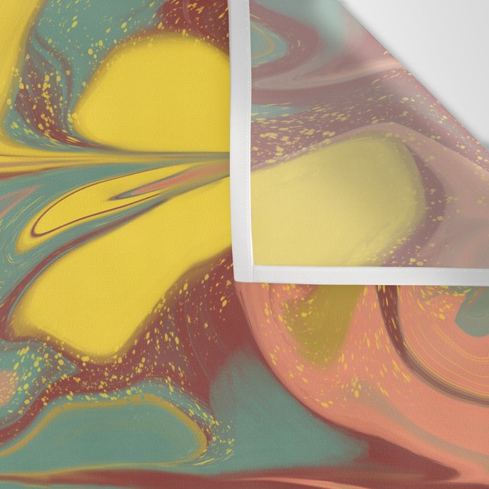 Teal Citrus Pink Getgel Wall Tapestry Gallery Image 3