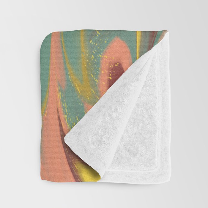 Teal Citrus Pink Getgel Throw Blanket Gallery Image 3