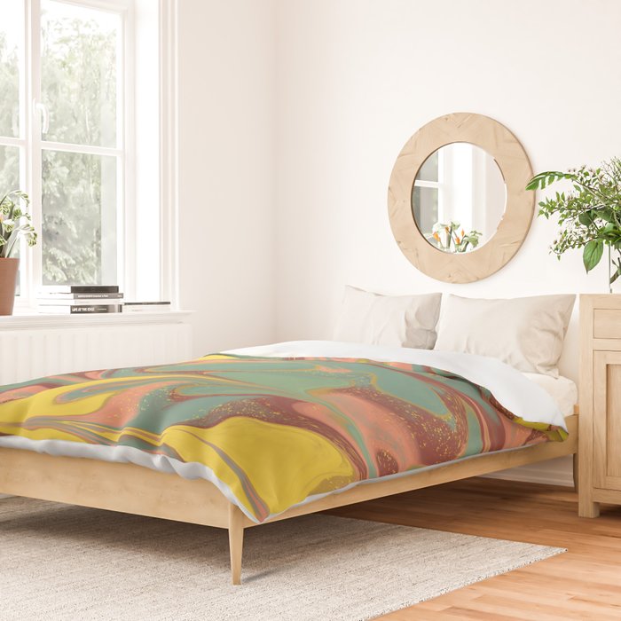 Teal Citrus Pink Getgel Duvet Cover Gallery Image 2