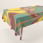 Teal Citrus Pink Getgel Tablecloth Gallery Image 1