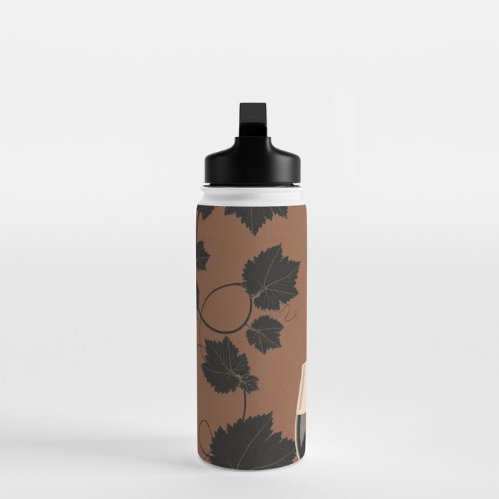 Black Wine 1 Water Bottle Gallery Image 3