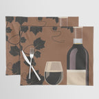 Black Wine 1 Placemat Gallery Image 1