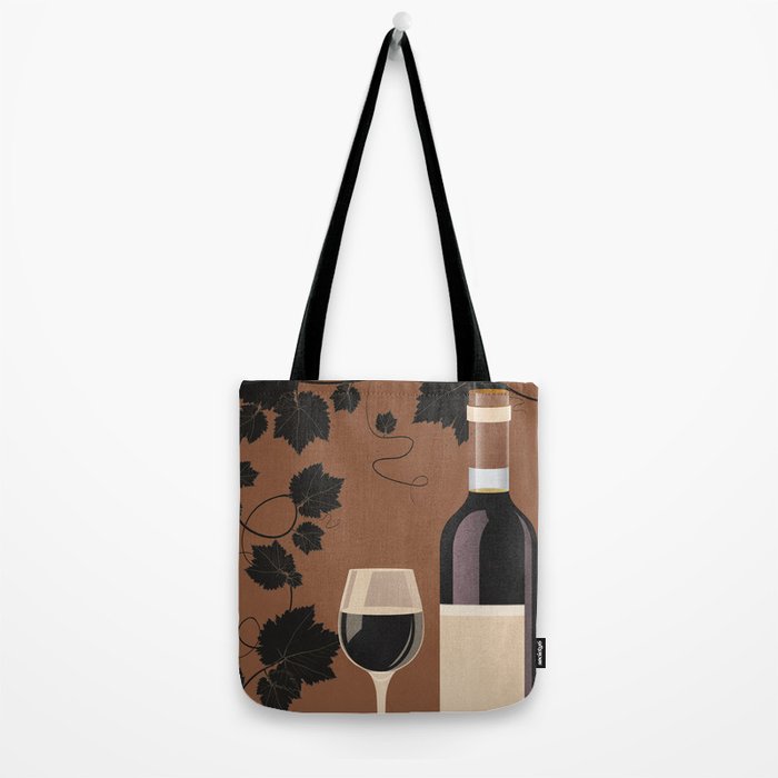 Black Wine 1 Tote Bag Gallery Image 2