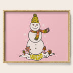 Virgo Snowman Serving Tray Gallery Image 1