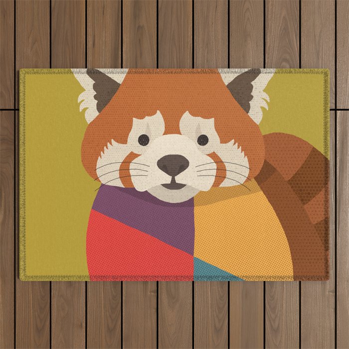 Red Panda Outdoor Rug Gallery Image 1