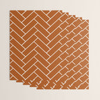 Tiles (Rust) Wrapping Paper Gallery Image 3