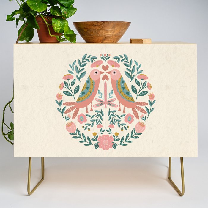 twin birds Credenza Gallery Image 1