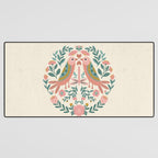 twin birds Desk Mat Gallery Image 3
